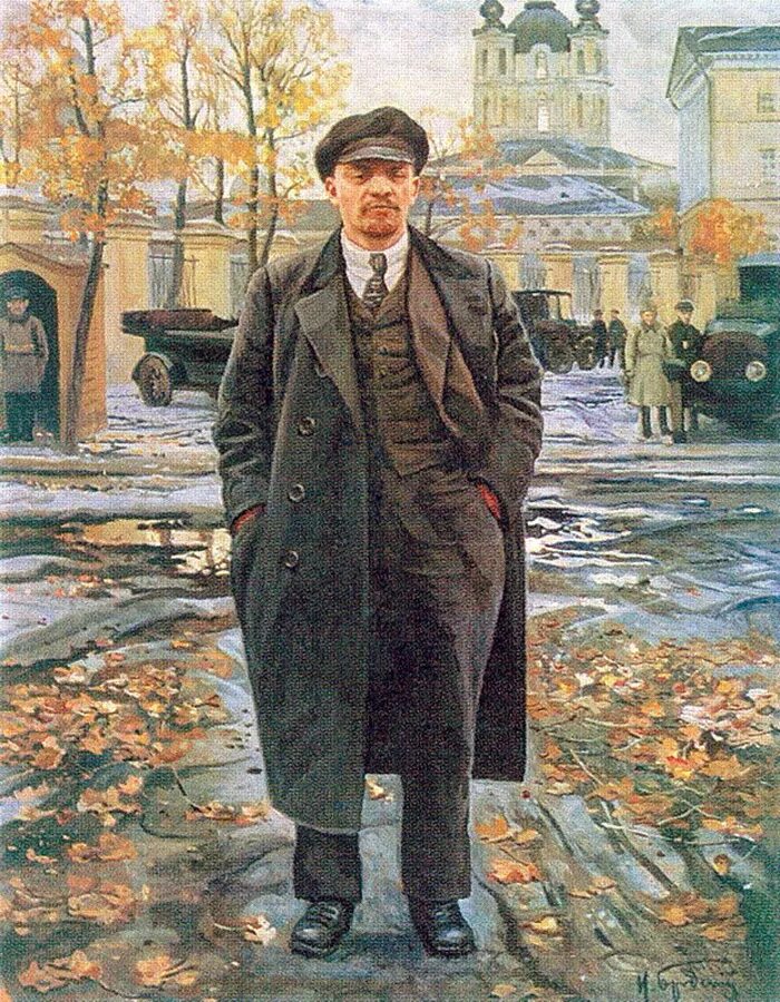 «Ленин в Смольном» (1930) Исаака Бродского.