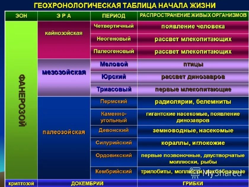 Эоны эры периоды таблица. Хронология земли периоды таблица. Геологическая история земли в хронологическом порядке таблица. Геологические эпохи земли таблица.