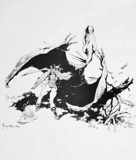 Lord of the Rings / Eowyn Kill to Nazgul / 1975 (Frank Fraze