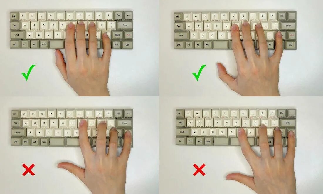 Клавиатура с поддержкой рук. Расположение рук на клавиатуре. Клавиатура компьютера для длинных ногтей. Как правильно пользоваться клавиатурой. Раскладка рук
