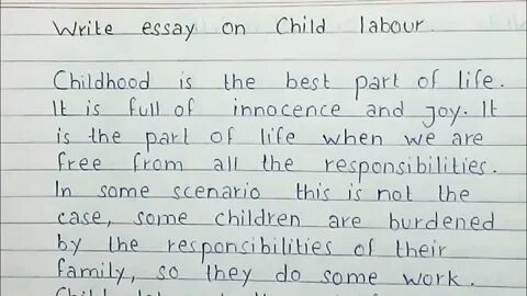 My english essay