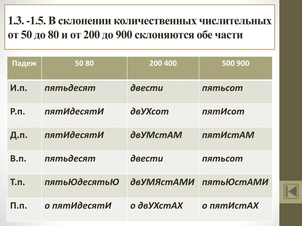 Просклонять слово трое