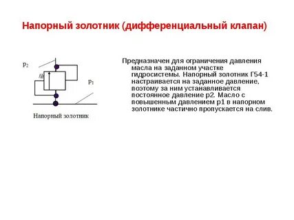 Дифференциальный клапан