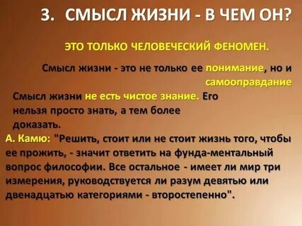 Характеристика основных подходов к определению смысла жизни
