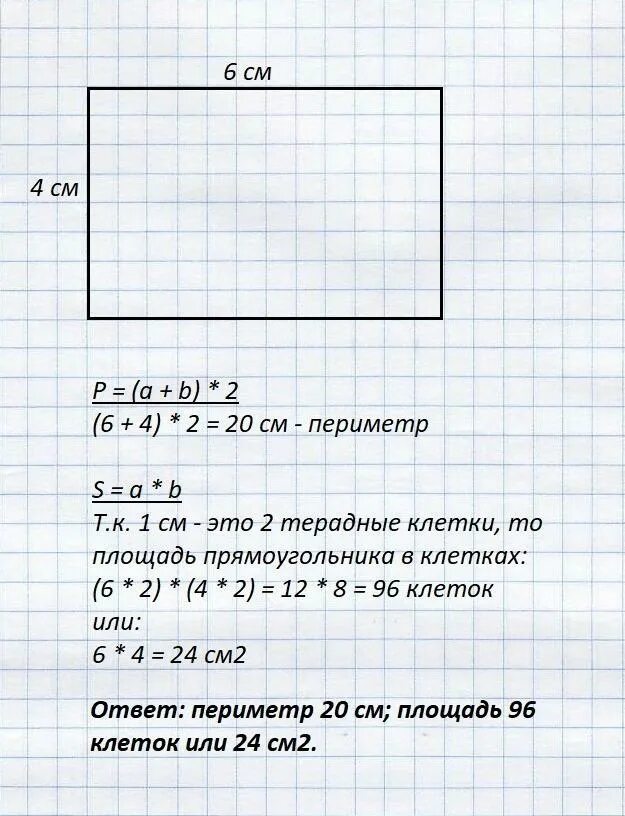 Вычислить длины сторон прямоугольника. Площадь и периметр прямоугольника со сторонами. площадь прямоугольника со сторонами 6см и 4 см. периметр тетради. площадь прямоугольника со сторонами 6 и 4.