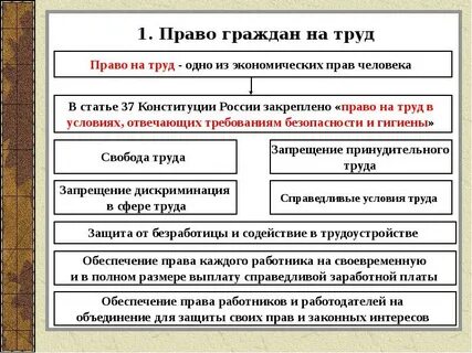 Принцип свободы труда означает