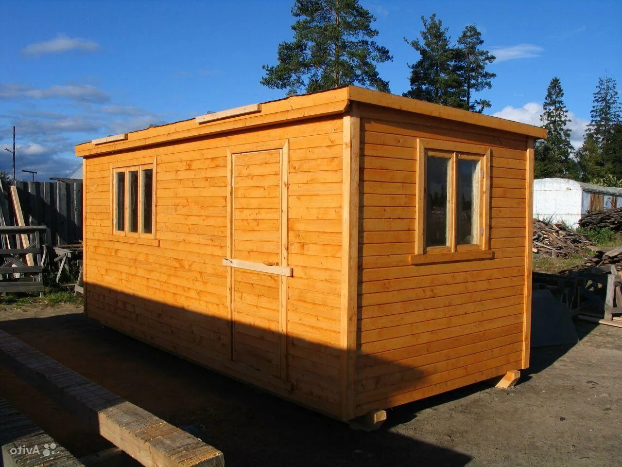 сдвоенная бытовка. бани евромодуль. бытовка металлическая. нижегородские бытовки. бытовка 4х2 фирмы "зодчий".