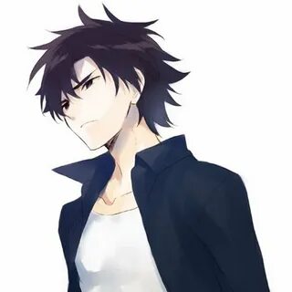 Anime kun alpha black -haired. 