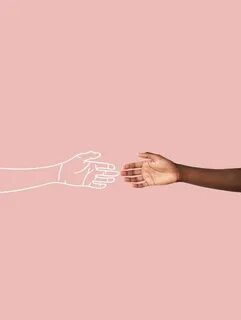 Pink hands