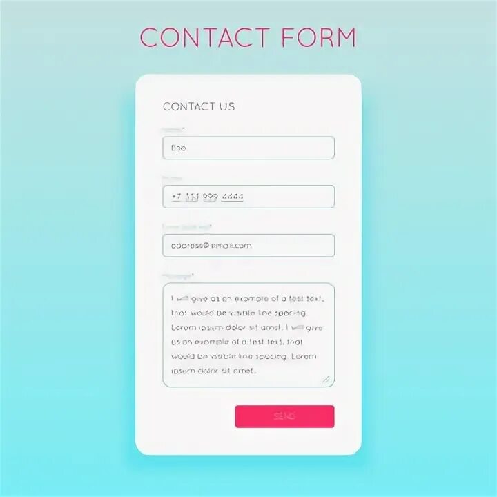 Callback form. Форма обратной связи для сайта дизайн. feedback form design. callback form on landing.