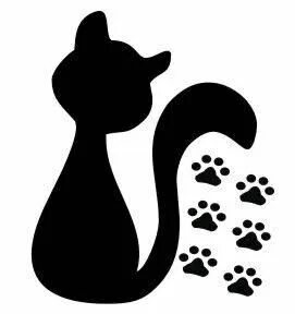 Pin by Oséias Araújo on Preto no branco Cat quilt, Stencils, Cat drawing