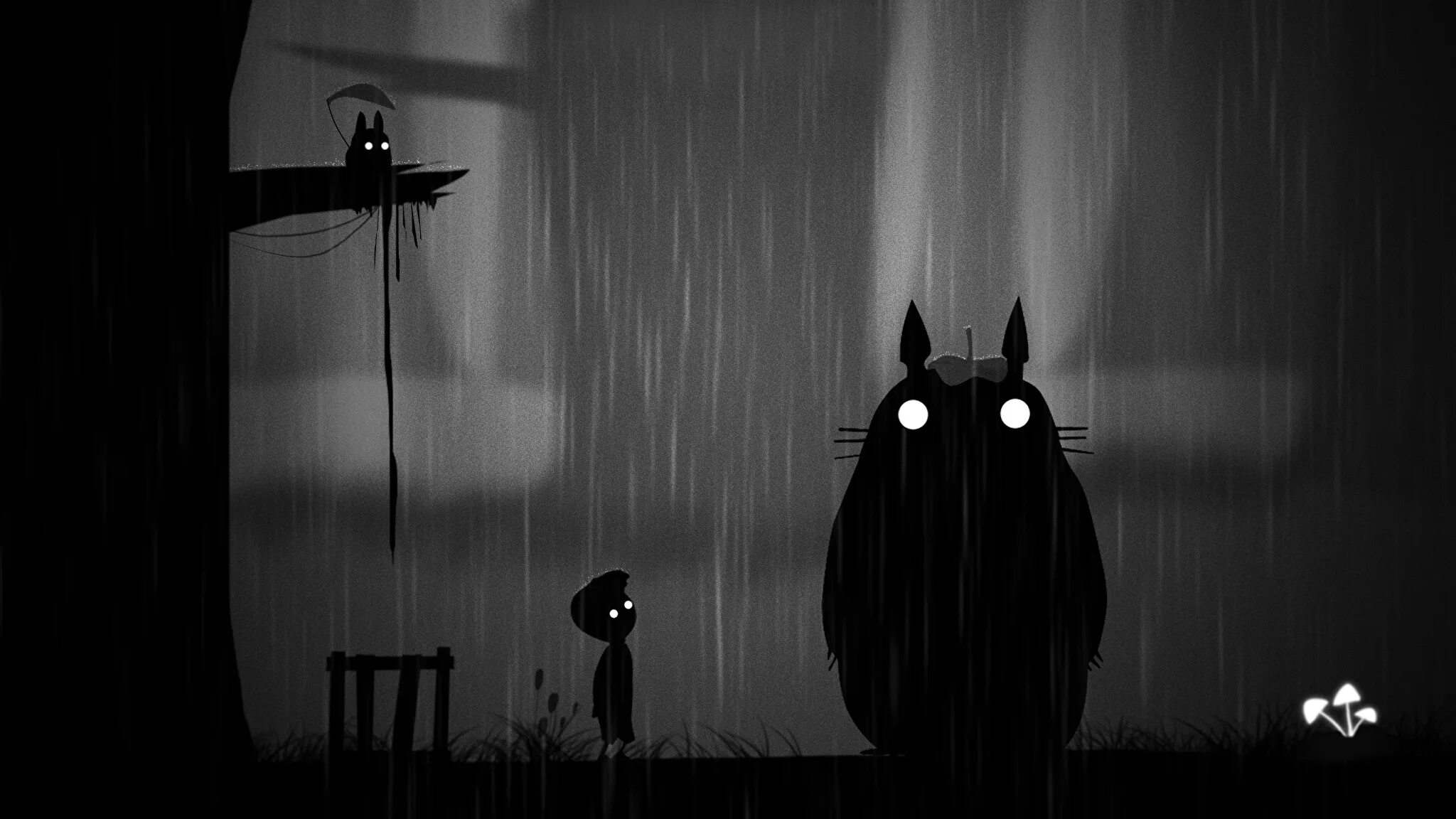 Limbo (игра). Limbo Миядзаки. Лимбо и Тоторо. Лимбо монстры.