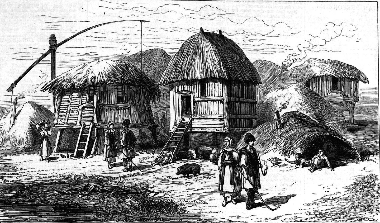 Молдаванин живет. Валахи. Молдавские деревни 19 века. Исторические иллюстрации Молдова. Молдаване в 18 веке.