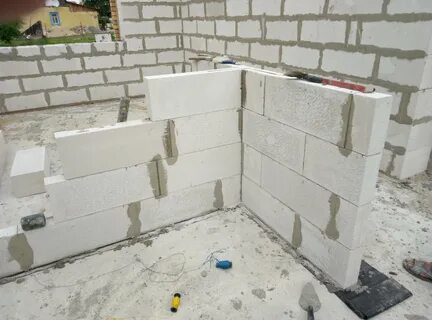 Межкомнатные стены из газоблока