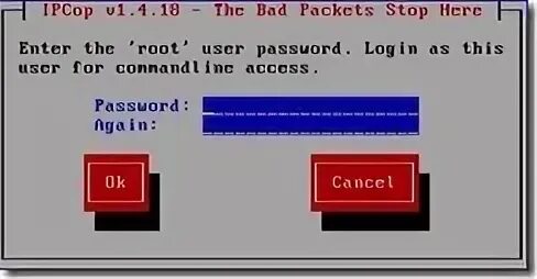 Bad packet length