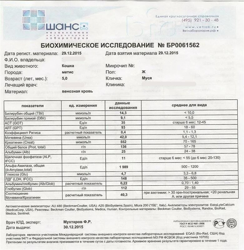 Определение амилазы мочи