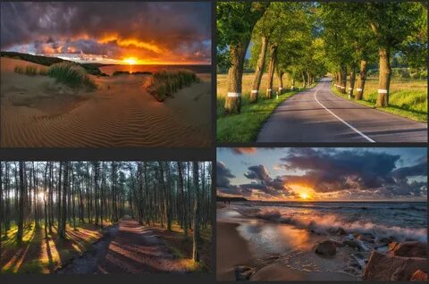 Сделать из фото пейзаж