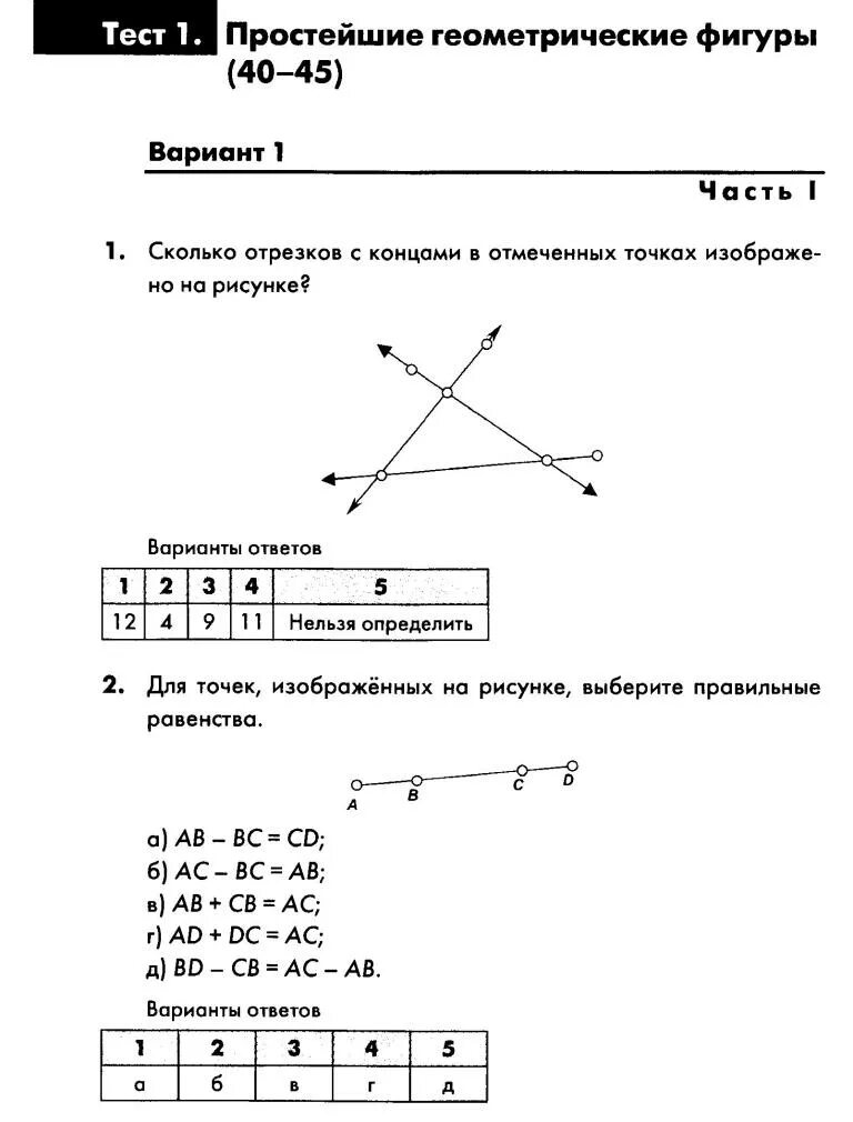 Тест простейшие 7 класс ответы