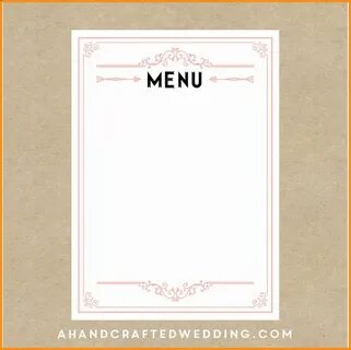 Empty menu