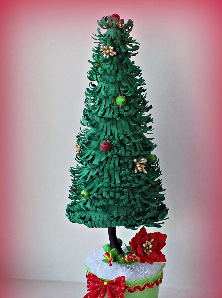 Новогодняя елка из фоамирана. Елка из ниток. Елочка из фома. Елочка из фоамирана своими руками. Как сделать елочку из фоамирана своими руками.