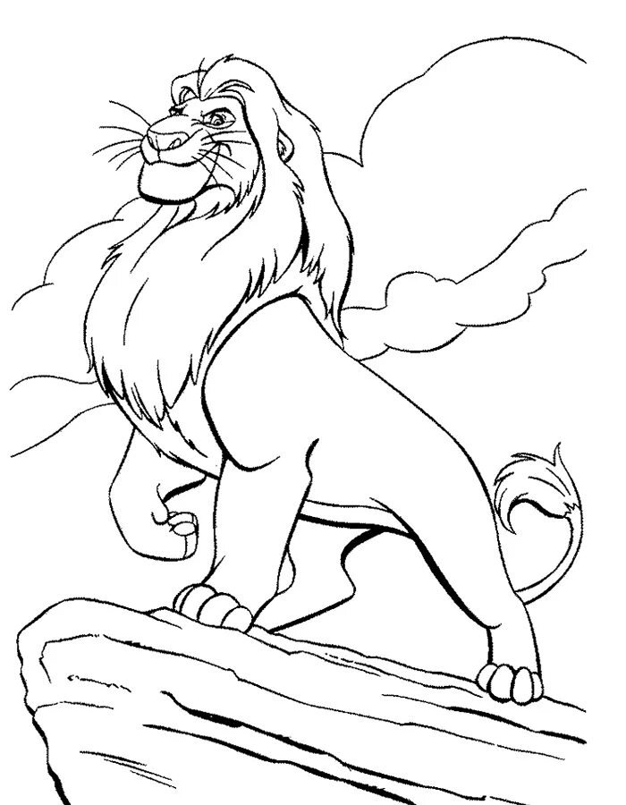 Лев печатать. Король Лев. Муфаса раскраска. Раскраска Льва Муфасы. Раскраска Муфаса из короля Льва.
