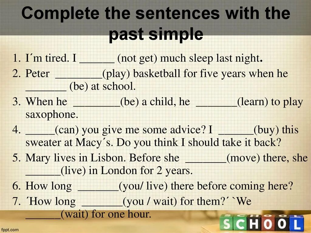 Form the sentences last he. Past simple задания. Complete the sentences. Complete the sentences sentences. Past simple 5 класс.