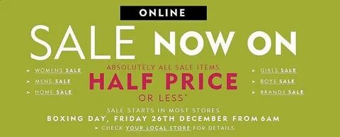 Next sale