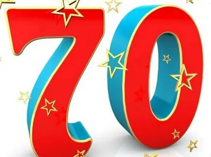 Нарисовать 70 лет
