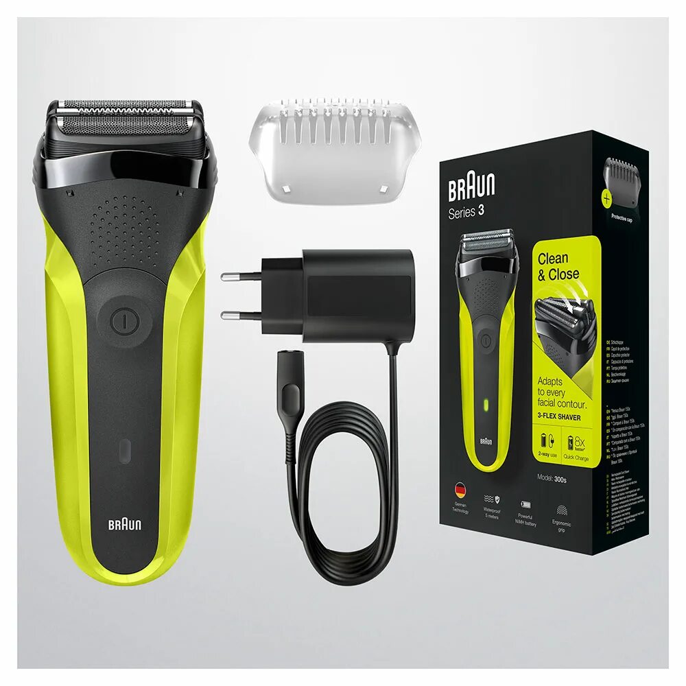 Braun series 3. Бритва Braun 300s Green. Braun Series 3 300s (зеленый). Бритва Braun зеленая 2000 годов. Браун серия 3 с проводом.