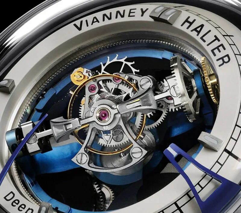 Турбийон. Турбийон PRECIPLUS. Vianney Halter Deep Space Tourbillon. Часы Vianney Halter.