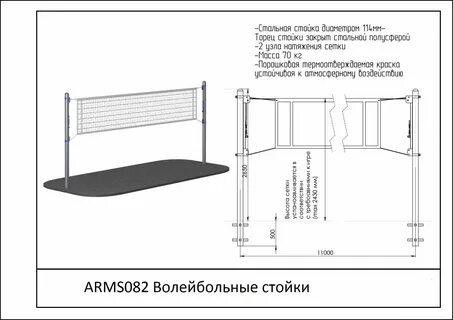 Сколько высота волейбольной сетки для женщин