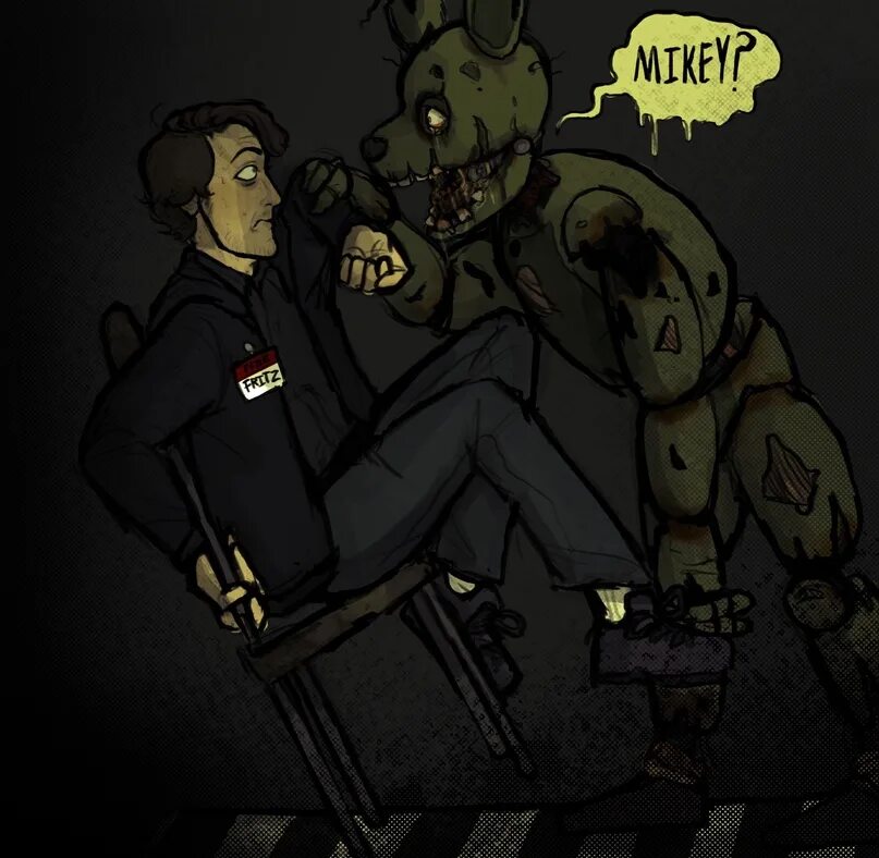 It s me mike. Уильям Афтон СПРИНГТРАП. Майкл Афтон в СПРИНГТРАПЕ. Уильям Афтон ФНАФ СПРИНГТРАП.