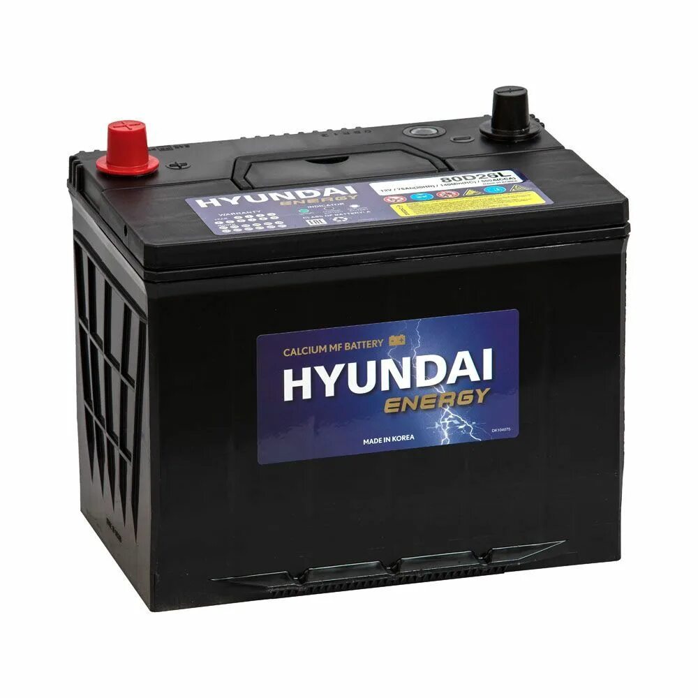 Аккумулятор автомобильный 80 ач. Hyundai Energy 75d23l. Аккумулятор Hyundai 60b24r Energy. АКБ Хендай 26d.... Аккумулятор Хендай 80 Ач.