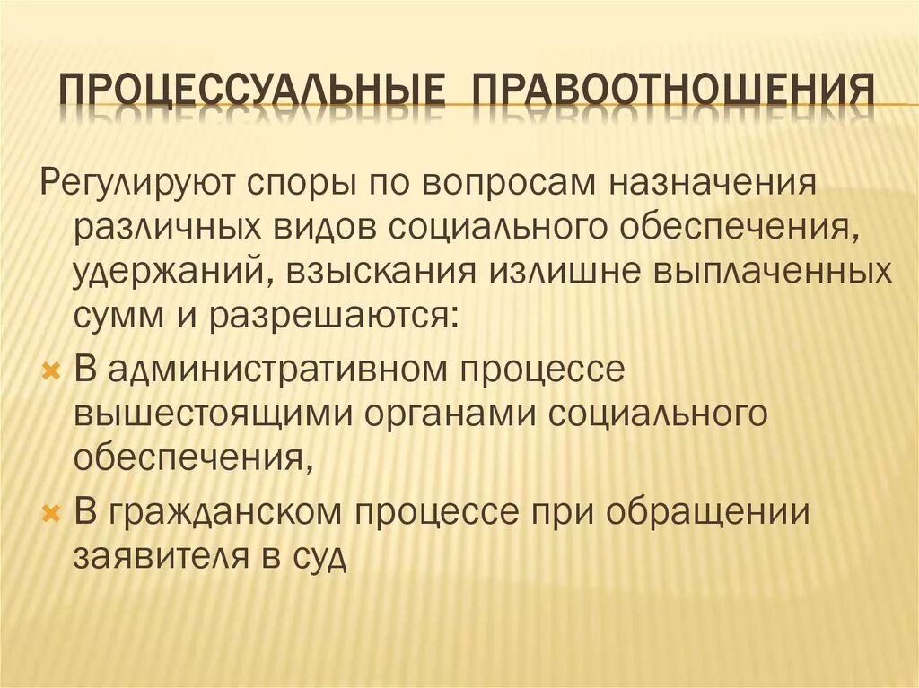 Основания изменения правоотношений по социальному обеспечению. Процессуальные правоотношения примеры. Процессуальные правоотношения по социальному обеспечению. Субъекты процессуальных правоотношений по социальному обеспечению. Понятие правоотношений по социальному обеспечению.