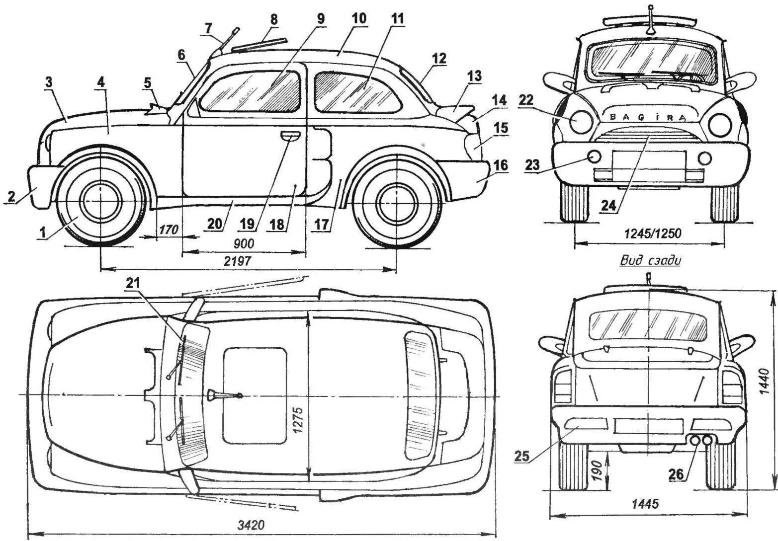 Габариты кузова ЗАЗ 965. ЗАЗ 965 габариты. ЗАЗ 965 чертеж. Габариты ЗАЗ-965а «Запорожец».