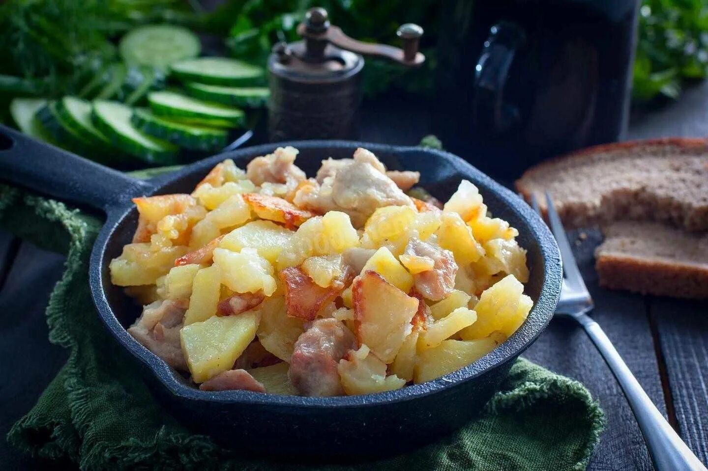 Картошка на сковороде фото. Жареная картошка. Жареная курица с картошкой. Картошка на сковороде. Жаркое на сковороде.