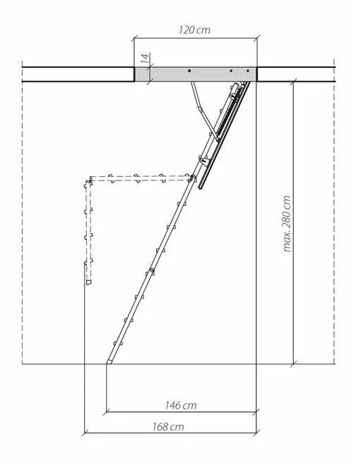 Чердачная лестница Fakro LMS Metall 600*1200*2800. Лестница чердачная Факро ЛМС. Чердачная лестница Fakro чертежи. Чертеж чердачной лестницы Факро. Чердачная лестница с люком размеры