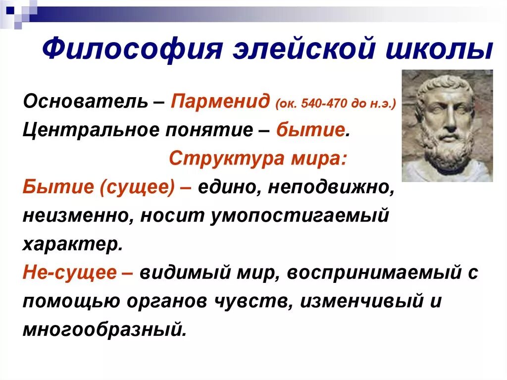 Представители элейской школы античной философии. Элейская школа античной философии. Элейская школа философии Парменид.