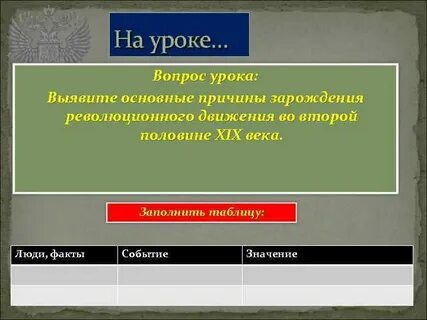 Движение во второй половине 19 века