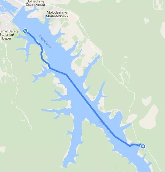 Карта глубин братского водохранилища подробная Где находится братское водохранилище