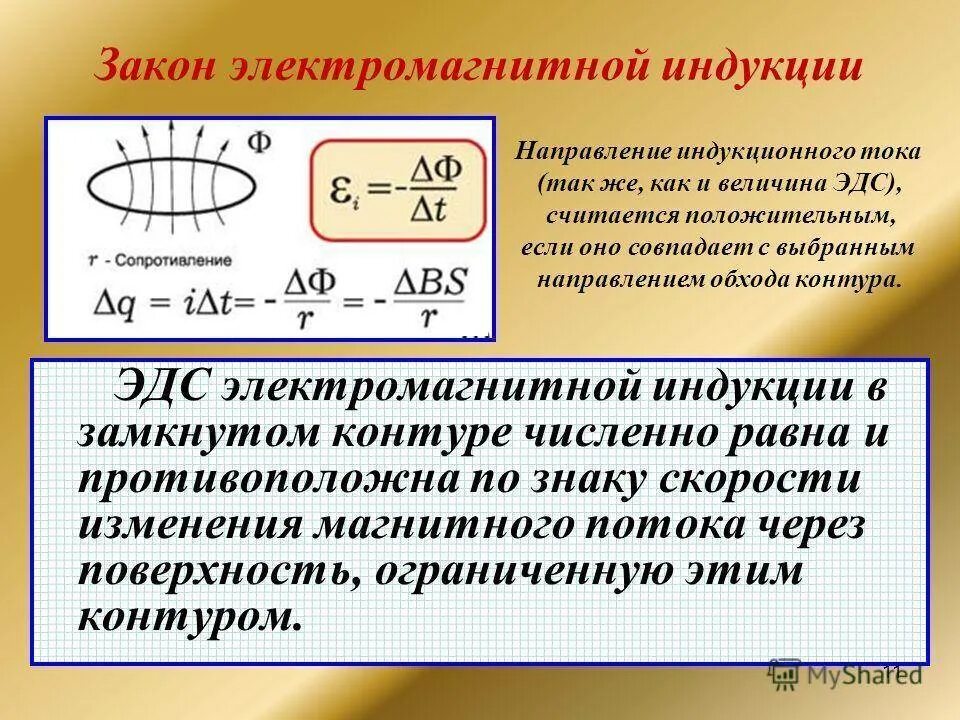 Индукция магнитного поля самоиндукция