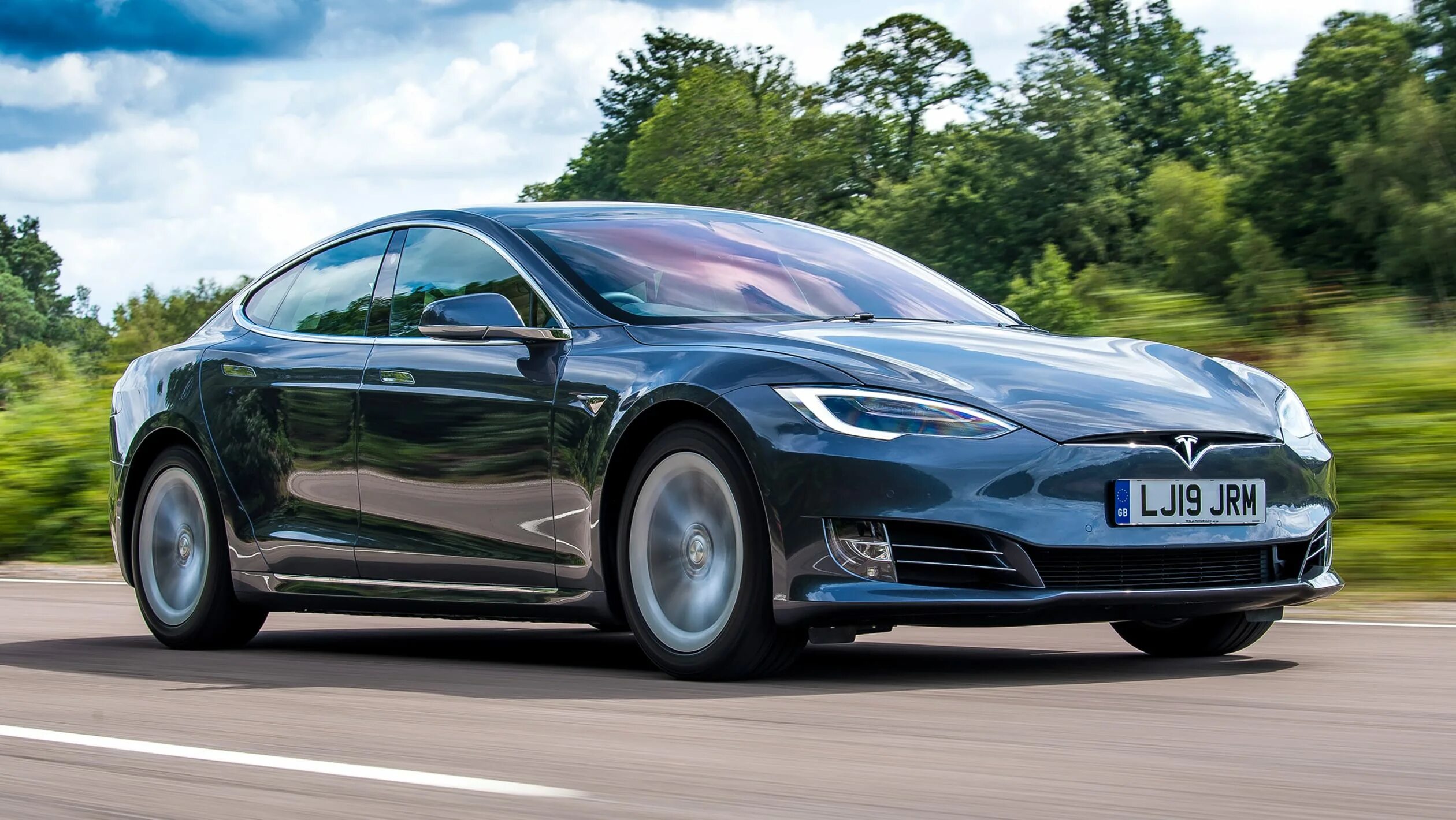 Купить б/у Tesla Model S I Рестайлинг 75D Electro AT (245.0 кВт) 4WD электро авт