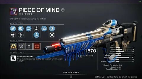 Best pulse rifle destiny 2