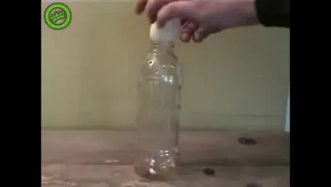 Эксперимент с бутылкой и шариком
