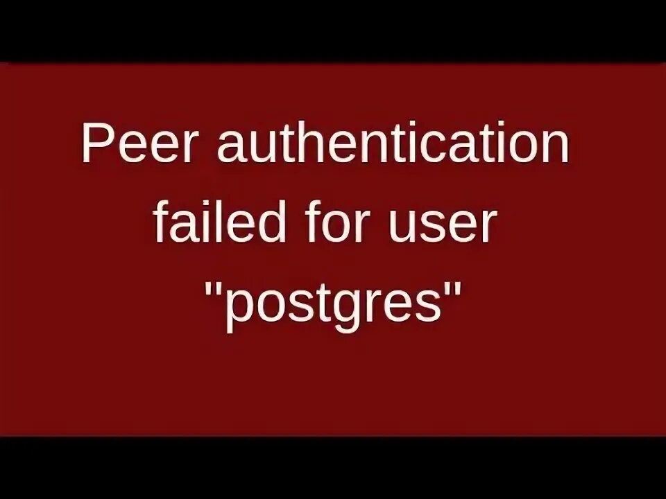 Peer authentication