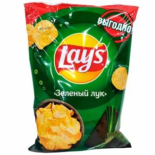 Чипсы lays зеленый лук