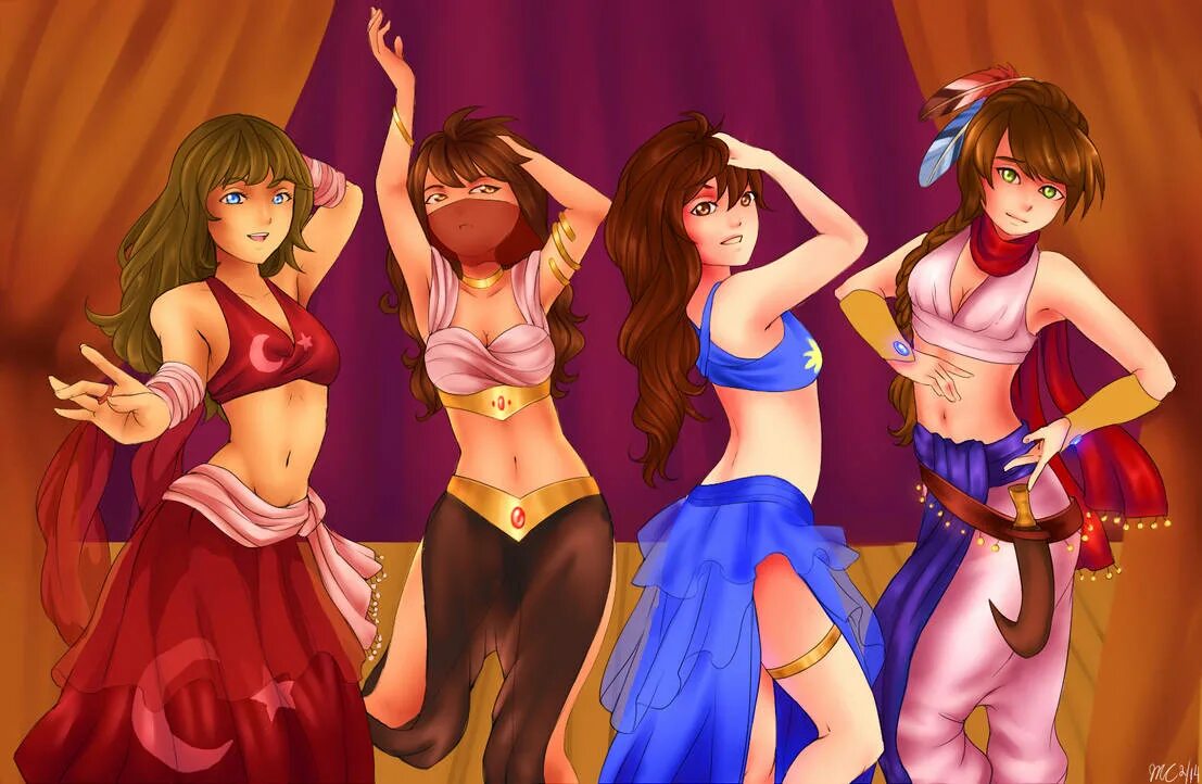 Harem party adventures