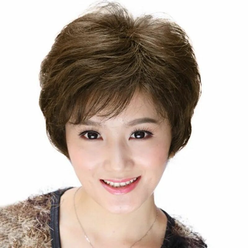 Women Ladies Short Pixie Cut Hair Straight Synthetic Wigs Cosplay Party Props eB