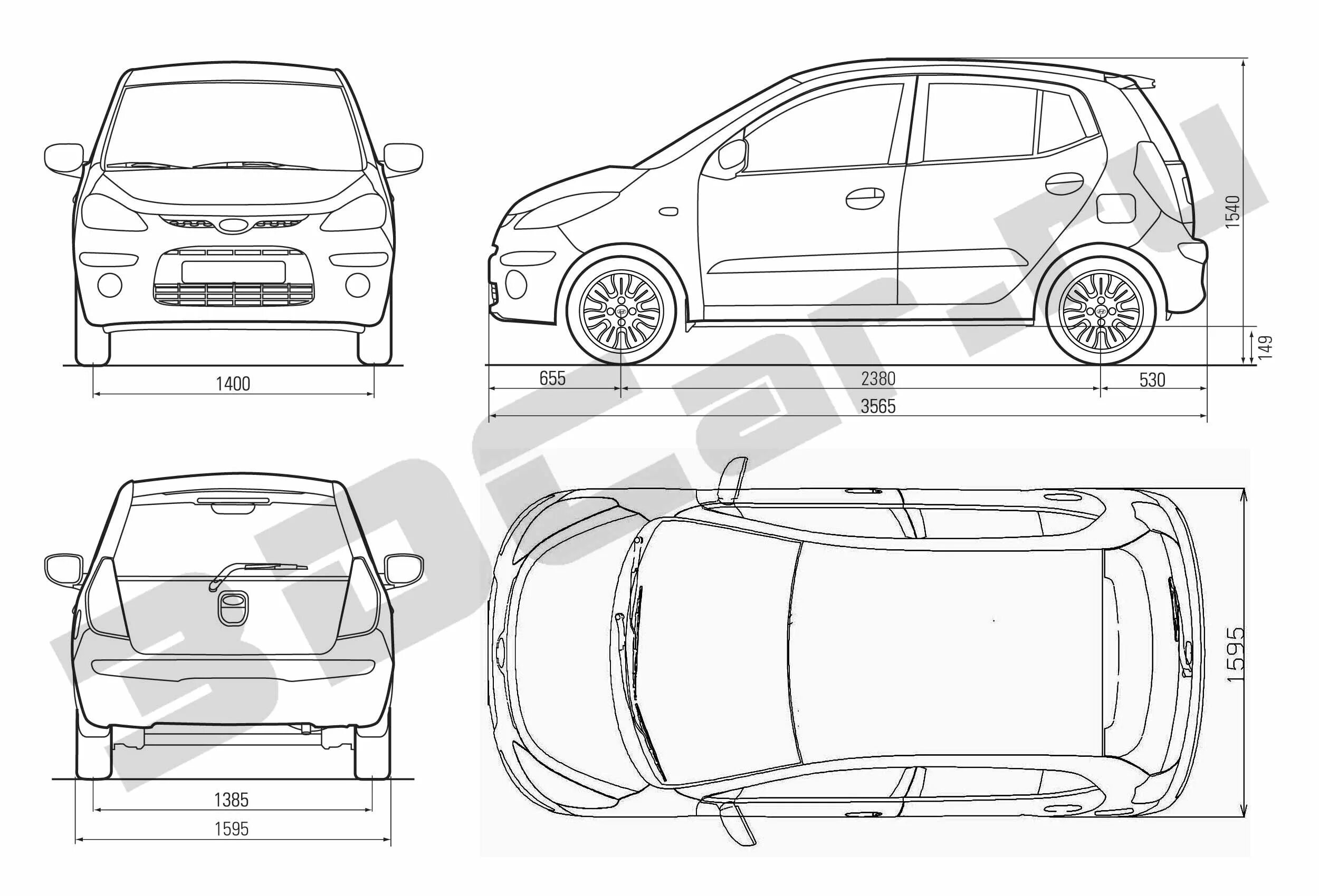 Hyundai Getz чертеж. Hyundai Getz 2008 габариты. Киа Пиканто чертеж. Киа Пиканто габариты кузова. Kia picanto размеры