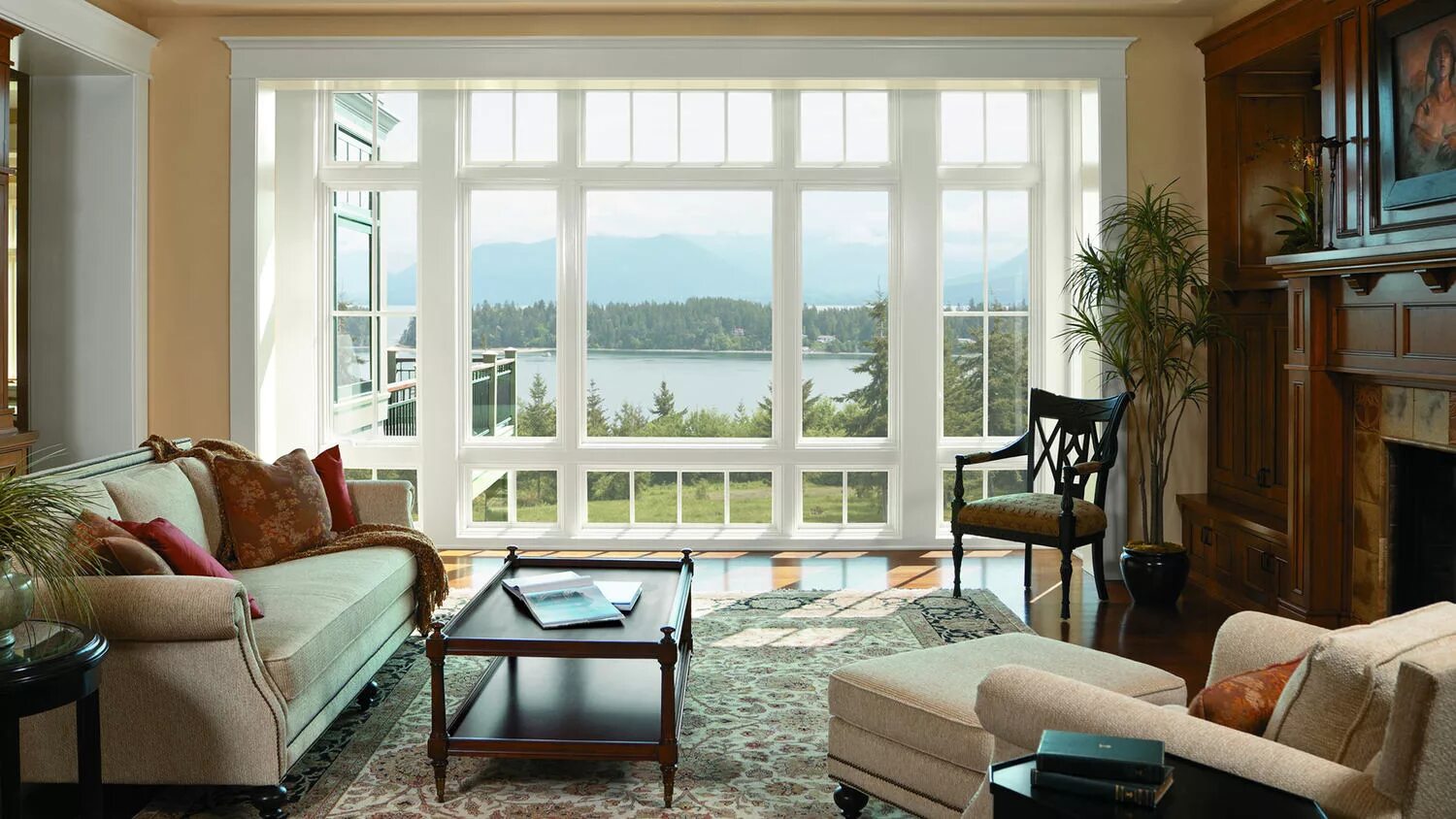 There 3 windows in the room
